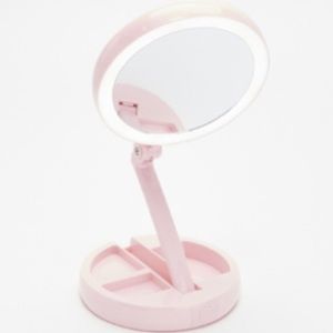 Floxite Lighted Folding Vanity and Travel Mirror